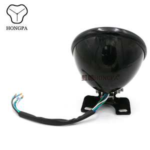 Systèmes d'éclairage de <span class=keywords><strong>moto</strong></span> 12V 35W <span class=keywords><strong>phare</strong></span> de <span class=keywords><strong>moto</strong></span> <span class=keywords><strong>rond</strong></span> <span class=keywords><strong>vintage</strong></span> pour café Racer Chopper - Product Image 4