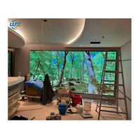 Écran LED intérieur à taux de rafraîchissement élevé, maintenance frontale, économie d'énergie, mur vidéo LED pour exposition, bureau, affichage publicitaire