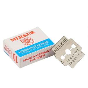 Outil de manucure lame d'éplucheur de semelle lame d'éplucheur de peau de pied d'ongle une boîte100 pièce pack couteau de pied - Product Image 3