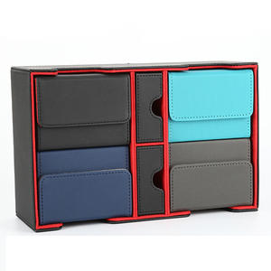 Boîte de rangement pour cartes en cuir PU de qualité supérieure <span class=keywords><strong>personnalisable</strong></span> Boîte de jeu de société Yugioh avec rangement pour cartes Caractéristiques sans fermeture - Product Image 4