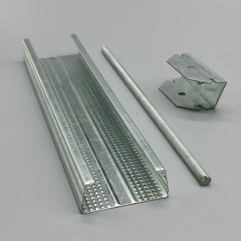 Metal Accessories for False Ceilings Steel Frame F47 Furring Channel Galvanized Steel Ceiling Channels
