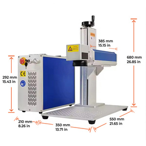 เครื่องเลเซอร์มาร์กกิ้ง 2.5D สำหรับงานเครื่องประดับ อาวุธปืน โลหะ กำลัง 20W-100W รองรับไฟล์ DXF PLT BMP <span class=keywords><strong>AI</strong></span> เครื่องแกะสลักด้วยเลเซอร์ - Product Image 3