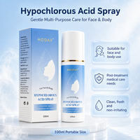 Spray facial en gros à l'acide hypochloreux, brume réparatrice post-procédure pour peaux sensibles, grasses et sujettes à l'acné, OEM ODM Marque Privée