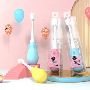 Nuovo Design intelligente cartone animato 10000 del bambino pelliccia spazzolino da denti per bambini dentario per la cura dei denti per bambini