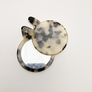 กระจกอะซิเตทดีไซน์ย้อนยุค กระจกอะซิเตทพกพาแฟชั่นสำหรับผู้หญิงและเด็กผู้หญิง กระจกอะซิเตทเซลลูโลส - Product Image 3