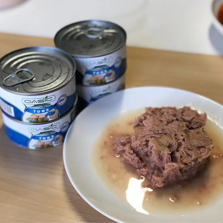 Kualitas Premium daging Tuna, alami diawetkan dalam minyak, tersedia dalam kaleng dengan harga yang kompetitif di 2024