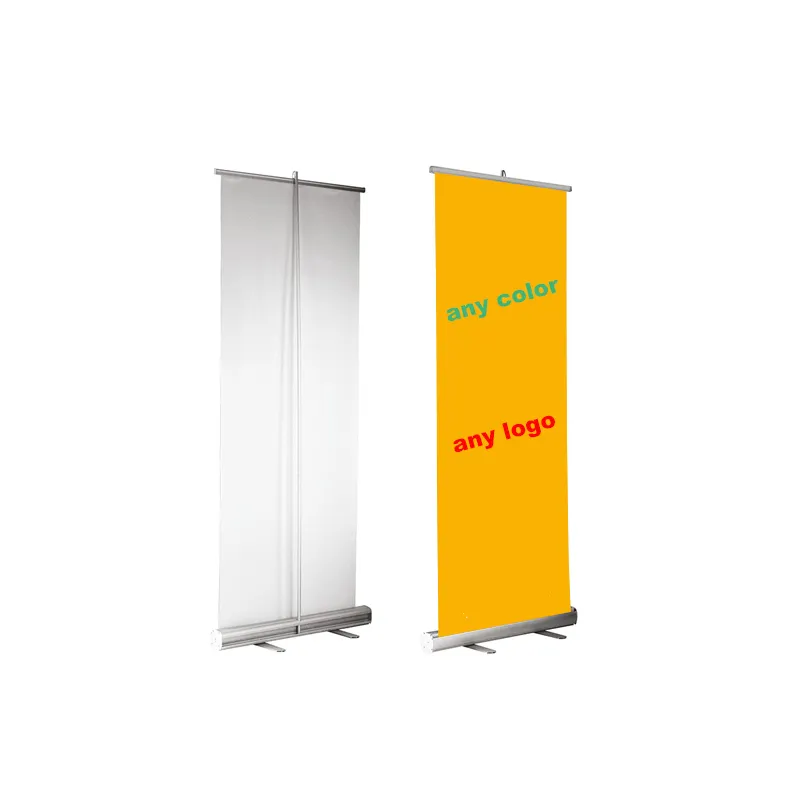 Алюминиевая односторонняя баннерная стойка для больших мероприятий, рекламный рулонный баннер для продвижения выставочного дисплея