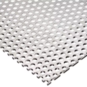 Tôle métallique perforée galvanisée décorative avec trous perforés et service de pliage 1220x2440mm 0,5mm d'épaisseur Maille perforée - Product Image 5
