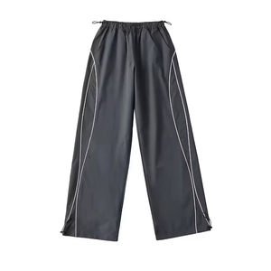 <span class=keywords><strong>Pantaloni</strong></span> Sportivi Larghi <span class=keywords><strong>con</strong></span> Striscia Laterale Personalizzata, Vita Elastica, Jogger Convertibili, Streetwear, <span class=keywords><strong>Pantaloni</strong></span> <span class=keywords><strong>in</strong></span> Nylon per Uomo - Product Image 6