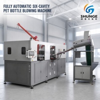 Nouvelle machine de soufflage PET entièrement automatique à 6 cavités, 6000 BPH, pour la production de bouteilles d'eau minérale, prix d'usine, haut rendement