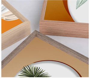 Cadre en bois <span class=keywords><strong>effet</strong></span> bois pour moulures de cadre en métal, miroir, <span class=keywords><strong>photo</strong></span>, affiche, cadre, profilés en aluminium - Product Image 3