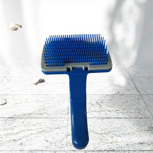 Herramientas de Aseo para Mascotas Ecológicas y Grandes, Peine Autolimpiante Profesional para Eliminar el Pelo y la Muda con Mango de ABS - Product Image 3