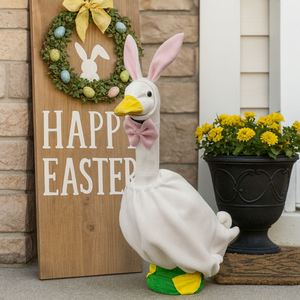 Décoration de Jardin Festive Personnalisée : Costume de Canard Universel pour Porche, Printemps, Été, Automne, Hiver - Product Image 1