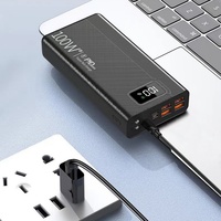 QYPB-290, Batería Externa de Alta Capacidad 20000mAh, Pantalla LED, Carga Rápida PD20W, Gran Venta