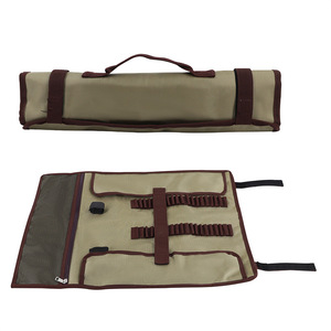 Sac de rangement portable en tissu Oxford pour piquets de tente et marteau de camping, organisateur de clous de sol, kaki - Product Image 5