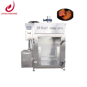 Four à fumage automatique professionnel JUYOU MECH pour saucisses, jambon, poisson, viande, avec moteur central, capacité de 100 kg/heure - Product Image 1