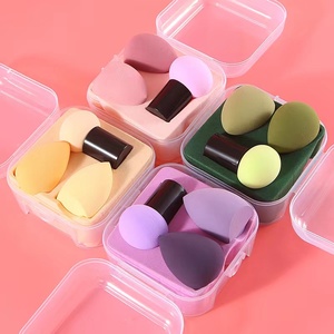 Kit <span class=keywords><strong>De</strong></span> Maquiagem <span class=keywords><strong>De</strong></span> Alta Calidad, Estuche <span class=keywords><strong>De</strong></span> Esponja Para Maquillaje, belleza, seta, licuadora, 3 uds., 2023 - Product Image 2