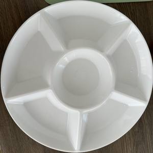 Plateau à collation <span class=keywords><strong>compartiment</strong></span>é en plastique de grande capacité Petite <span class=keywords><strong>assiette</strong></span> de fruits secs pour le salon Table basse Plats pour collation - Product Image 6