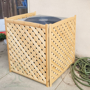 3 pannello bianco lavato in <span class=keywords><strong>legno</strong></span> massello giardino recinzione traliccio Design involucro esterno per piante rampicanti - Product Image 3