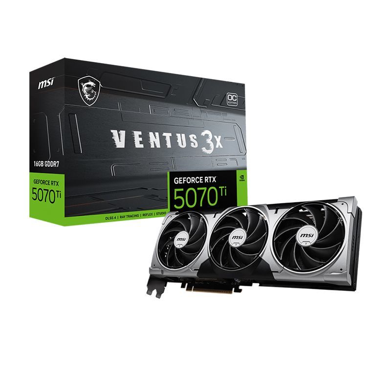 2025 New Hot Selling msi GeForce Rtx5070 VENTUS 2X 12g/RTX5070ti-16GB VENTUS 3X OC Graphic Card Game Video Card Gpu