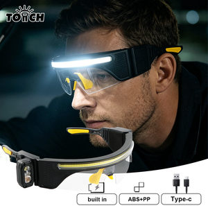 Luz frontal para ciclismo con sensor, luz de inspección para reparación de lentes, luz de trabajo con sensor de ondas inteligente, faro a prueba de viento - Product Image 1