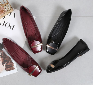 Nuove Bellissime <span class=keywords><strong>Scarpe</strong></span> Rosse da Sposa e Damigella, <span class=keywords><strong>Scarpe</strong></span> Piatte in Stile Cinese e Occidentale, Calzature da Donna con Tacco Basso - Product Image 3