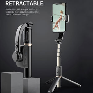 EMAF-Palo de selfie portátil antivibración, trípode, estabilizador uniaxial <span class=keywords><strong>para</strong></span> teléfono móvil, cardán con BT, disparo remoto inalámbrico, <span class=keywords><strong>barato</strong></span> - Product Image 4