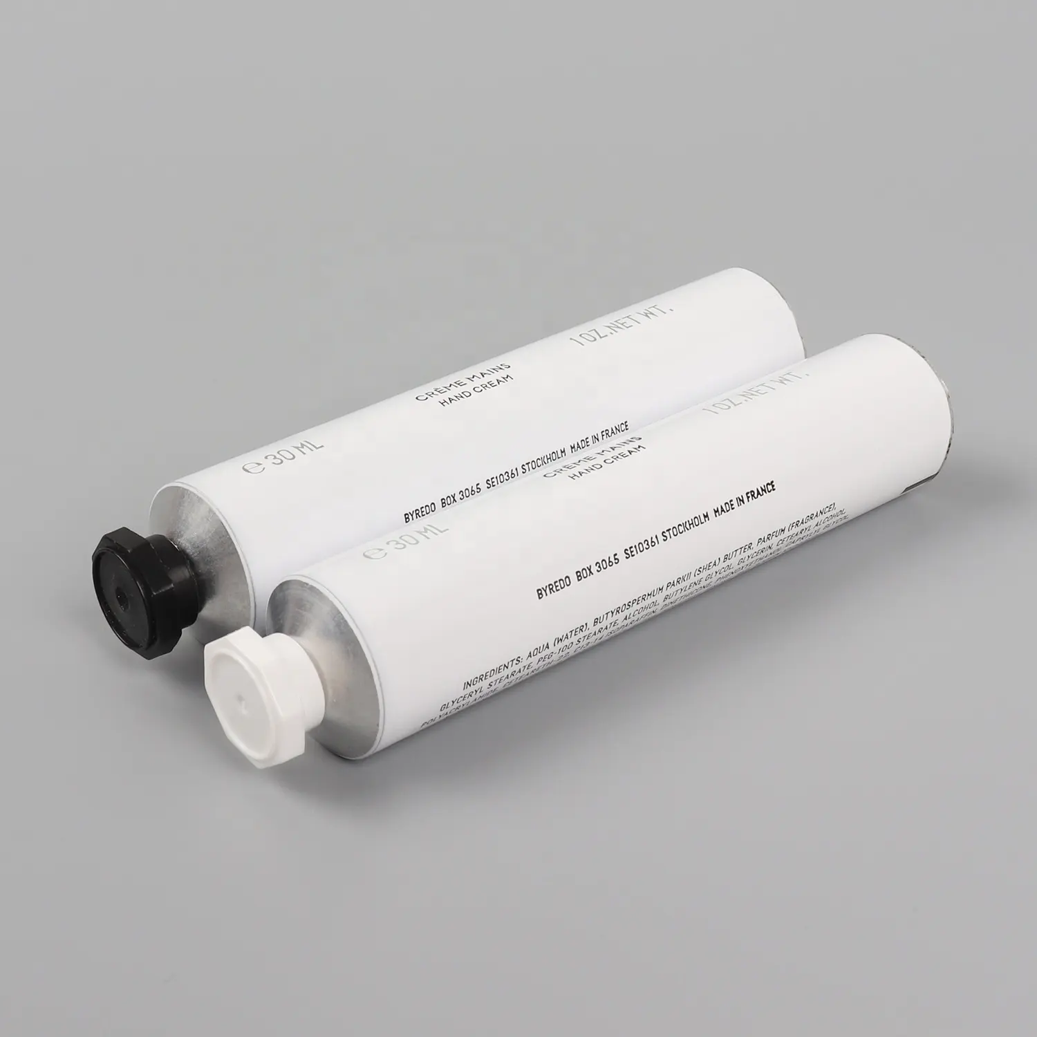 Usine directe écologique 50ml lotion vert crème pour les yeux cosmétique doux voyage emballage en aluminium tube en plastique