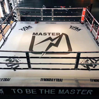 Ring de boxe professionnel personnalisé pour l'entraînement en salle, la compétition en plein air de Muay Thai, UFC, MMA