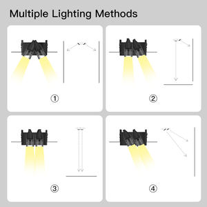 XRZLux 8 Вт Встраиваемый светодиодный потолочный светильник, алюминиевый регулируемый светильник с регулируемой яркостью, двойное точечное освещение, Современная Сертификация DC24V - Product Image 4