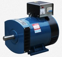 Générateur synchrone triphasé monophasé 3KW~50KW STC ST 380V 220V 50HZ 60HZ, tête de dynamo alternateur