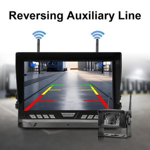 2CH Split Wireless Vehicles Backup <b>Camera</b> 10.1'' Monitor Reverse System Parking Kit Night Vision DVR Recorder for Truck Wireless - Product Image 5