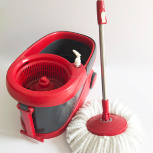 קל חיים יד עיתונות 360 מסתובב מיקרופייבר סמרטוט דלי מערכת להסרה ספינינג סל קל לסחוט קסם סמרטוט מסתובב רטוב - Product Image 6