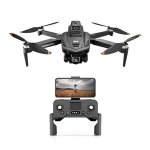 2024 New V168 GPS Dron 6K 8K HD Dual Camera Aerial Photography Aircraft Remote Control Drones led lights Toys Gift Mini Drone