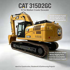 Excavatrice d'occasion CAT 315D2GC, 15 tonnes, excavatrice sur chenilles moyenne avec système hydraulique fiable et forte force de creusement pour le terrassement - Product Image 1