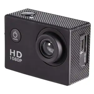 耶数码摄像机运动摄像机迷你2英寸1080P全高清液晶显示屏30m水下直播DV运动动作摄像机
