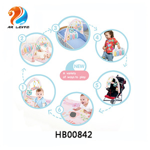 2020 Nuovo Piano Musical Mat Bambino Cremagliera di Forma Fisica Del Bambino Attività di Gioco Stuoia di Ginnastica <span class=keywords><strong>Rosa</strong></span> EN71 - Product Image 5
