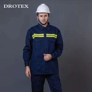 Fashion Fire Resistant Electric Work Clothes Safety Clothing Manufacturers Fr Welding Shirts