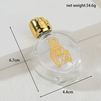 Vente en gros 15ml conception religieuse petites mini bouteilles d'eau bénite artisanat catholique