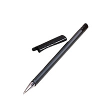 Stylo à bille classique transparent à triangle, boîte de présentation en plastique exquise avec stylo à bille multicolore