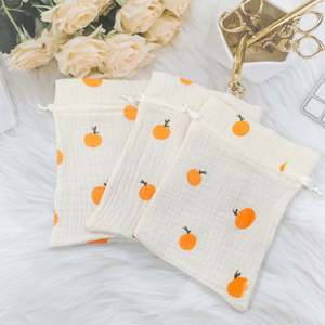 Hot Selling 15*20cm Cotton Gauze Drawstring Pouch for Perfume Accessories Skin Care Products Daily Necessities <b>Storage</b> - Product Image 1