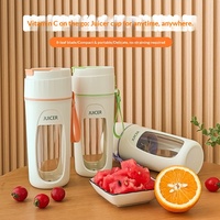 Mini-mixeur portable sans fil intelligent USB pour jus d'orange, auto-nettoyant, idéal pour les voyages, vente en gros FJ008