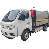 Camion à ordures électrique compact FOTON, équipé de batteries de haute qualité pour le transport des déchets