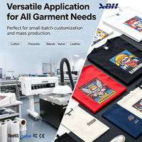 Imprimante DTF UV A3 12 pouces haute précision Xp600 I3200 Impresora Para T-shirt Logo Film Machine d'impression par transfert thermique à jet d'encre