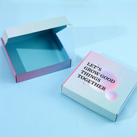 Boîte d'emballage d'expédition personnalisée grande lettre A4 taille A5 petite boîte postale en carton pour bijoux