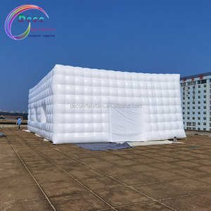 Tente cubique gonflable blanche, meilleure vente salle de kiosque gonflable fête de mariage intérieure/extérieure - Product Image 5