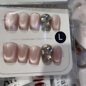 <span class=keywords><strong>Faux</strong></span> <span class=keywords><strong>ongles</strong></span> carrés courts à presser, motifs aléatoires, 10 pièces/ensemble, faciles à appliquer pour les débutants - Product Image 5