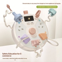 Juguete Educativo de PVC con Enchufes Simulados, Tablero de Actividades para Bebés, Entrenamiento de Concentración, Plug and Play, Unisex