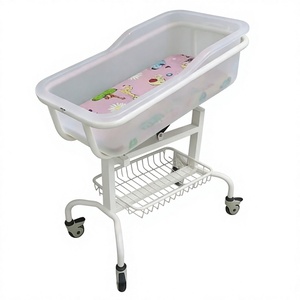 Carrito de Hospital para Bebés Recién Nacidos de Grado Médico, con Cesta Transparente y Sistema Anti-regurgitación - Product Image 4