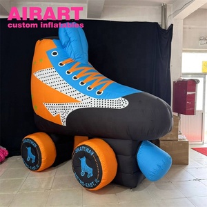 Patines de ruedas inflables de alta calidad, patines de ruedas inflables decorativos para exteriores para eventos - Product Image 3